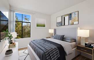 Bedroom at Mission Pointe by Windsor, Sunnyvale, California