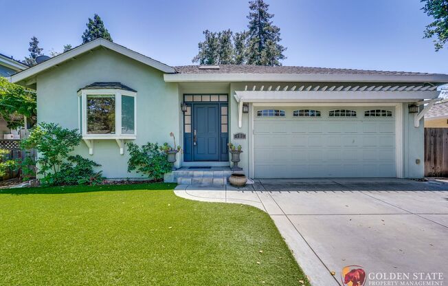 Stunning 3,278 square foot 4 Bedroom 3.5 bathroom Home in Los Altos two blocks away from Bullis Charter School