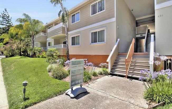 Leasing Office Exterior at Laurel Grove Apartments, Menlo Park, CA