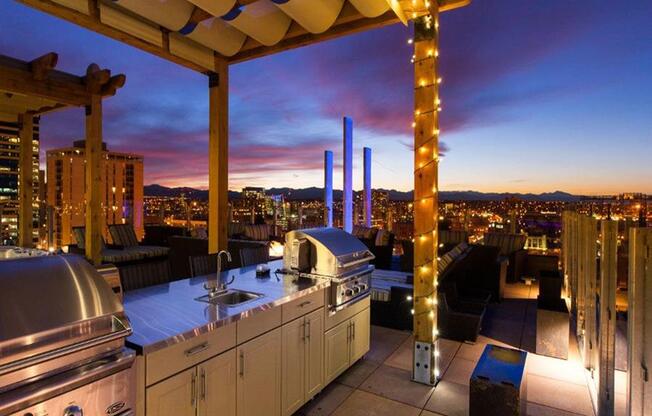 Rooftop Grill Station at 2020 Lawrence, DENVER, 80205