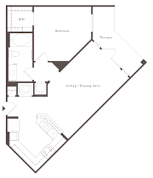 1 bed, 1 bath, 725 sqft, $1,279