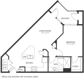 1 bed, 1 bath, 778 sqft, $1,235