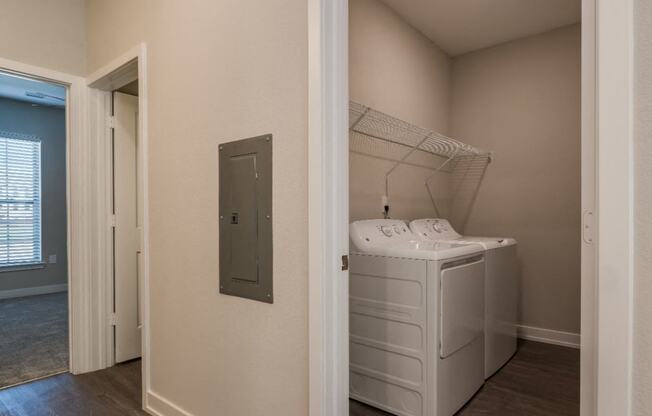 Full-Size Washer & Dryer (Luxury Floor Plan) at Emerald Creek Apartments, Greenville
