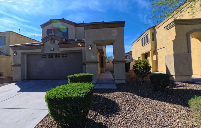 North Las Vegas single story 4 bedroom rental.