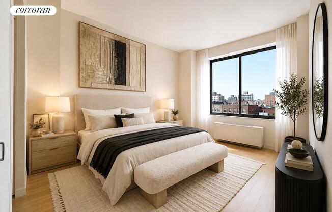 1 bed, 2 baths, 805 sqft, $4,500, Unit 6K