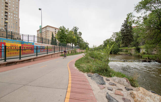 Easily Accessible Bike Trails From Community at 1000 Speer by Windsor, 1000 Speer Blvd., CO