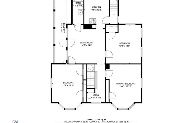 3 beds, 1 bath, 1,214 sqft, $3,300, Unit 242