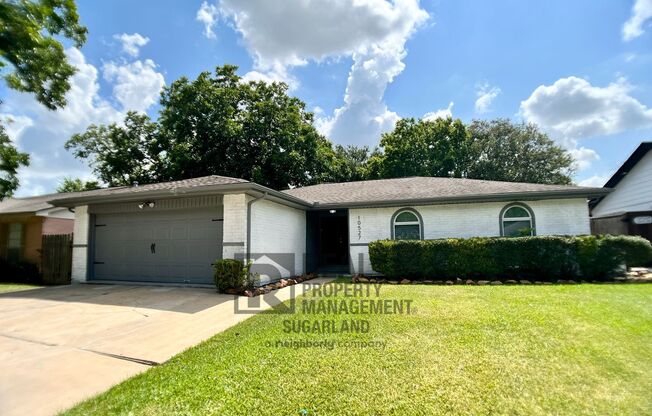 Gorgeous One Story Home in Sugar Land, TX