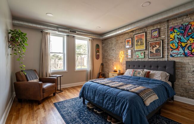 Brick and Beam Flats