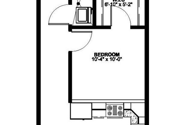 1 bed, 1 bath, 619 sqft, $1,999, Unit 413