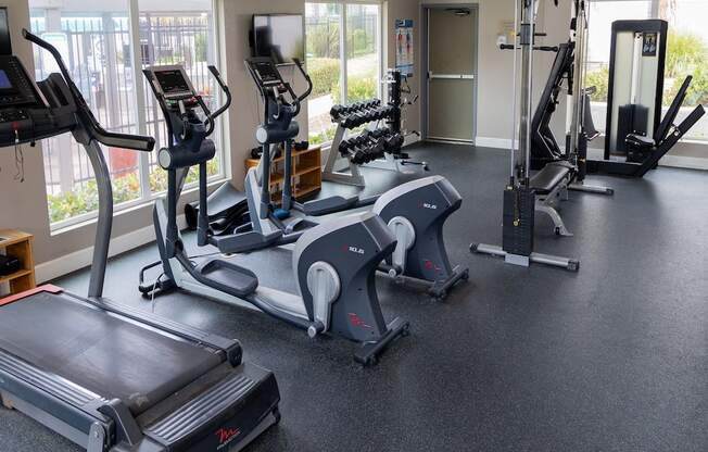 Cardio Equipment at Canyon Club Apartments