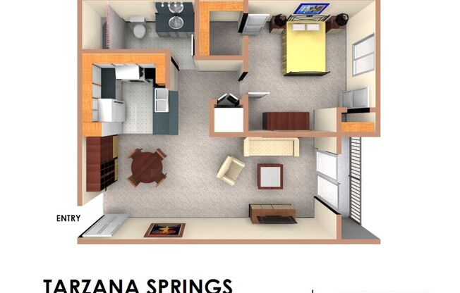 Tarzana Springs - Large 1 Bed 1 Bath - 1 bed - 1 bath - 770 sf