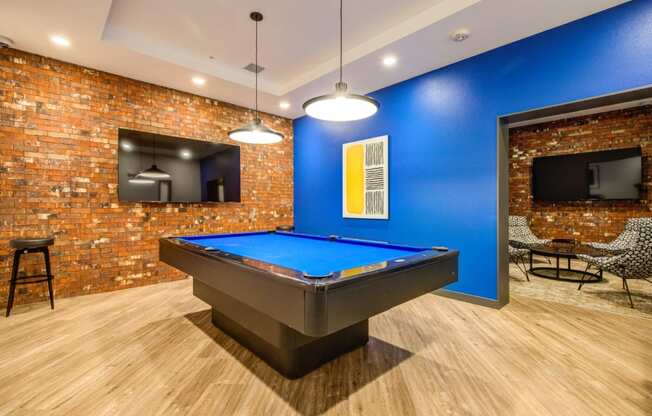 Billiards Table In Game Room at Discovery Heights, Issaquah, WA, 98029