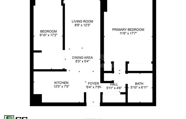 2 beds, 1 bath, 800 sqft, $1,850, Unit 1108