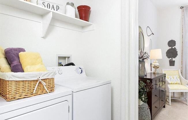 Washer and Dryer in apartment