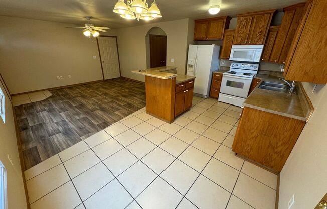 2 bedroom 2 bathroom duplex with yard care included!