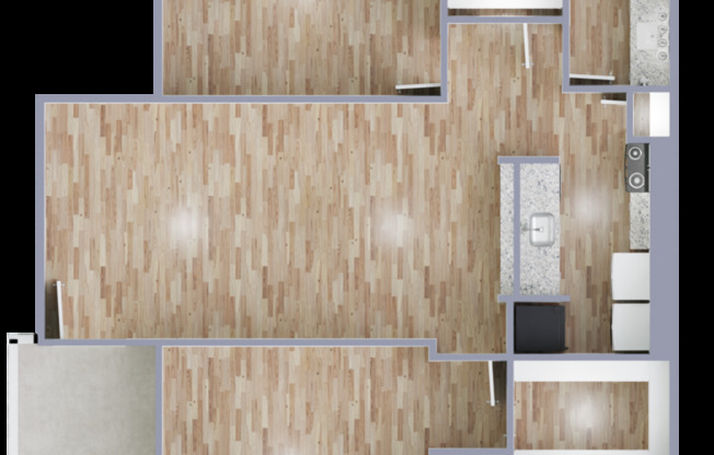 2 beds, 2 baths, 978 sqft, $1,279