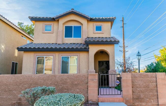 3 bedroom home in gated community