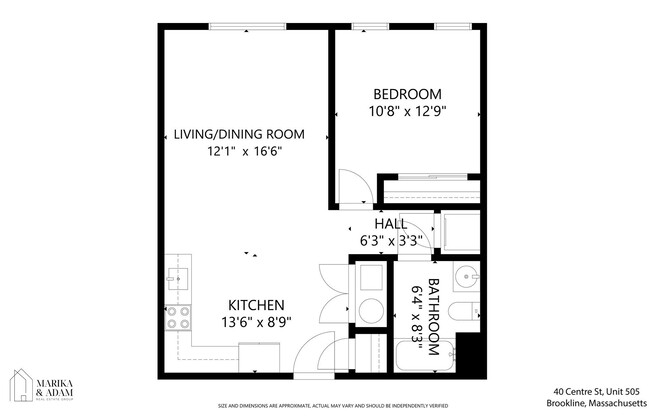 1 bed, 1 bath, 640 sqft, $2,571, Unit 305