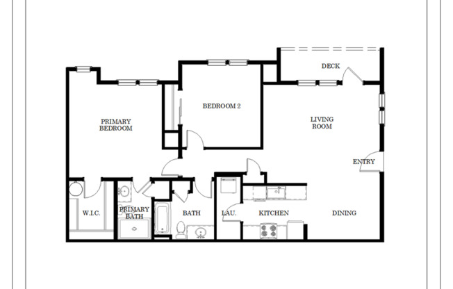 2 beds, 2 baths, 1,194 sqft, $1,750, Unit I-301