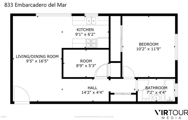 1 bed, 1 bath, 740 sqft, $2,750