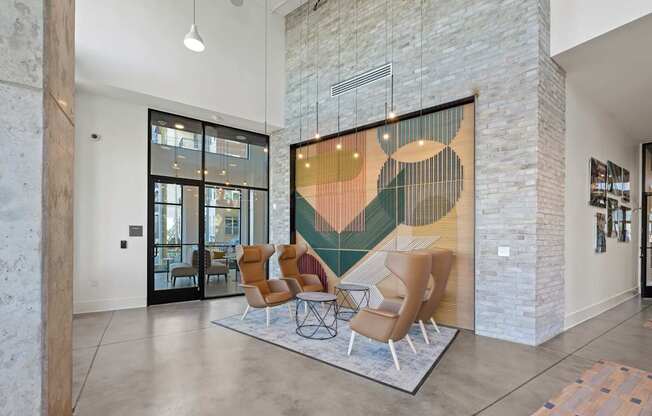 Alton Mill District Apartments in Charlotte, North Carolina Lobby