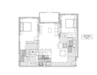 2 beds, 2 baths, 960 sqft, $2,595