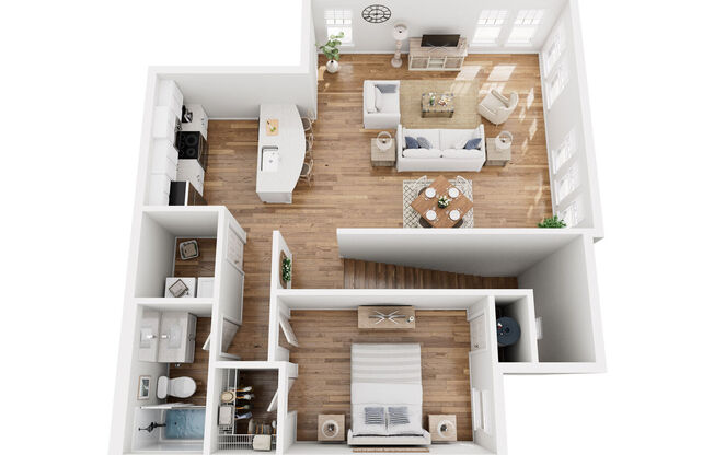 1 bed, 1 bath, 941 sqft, $1,516