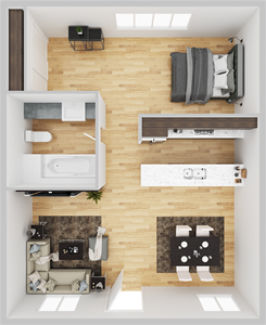 1 bed, 1 bath, 650 sqft, $950