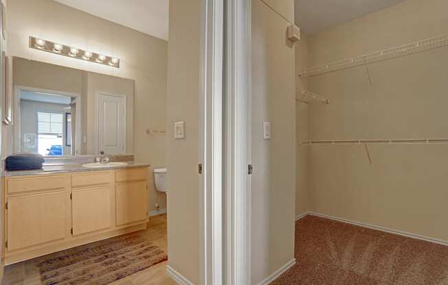 Memorial Creek Bath and Hallway