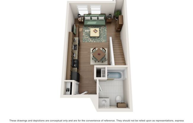 1 bed, 1 bath, 620 sqft, $2,095, Unit 416