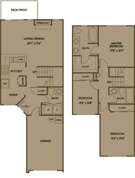 3 beds, 2.5 baths, 1,412 sqft, $3,450