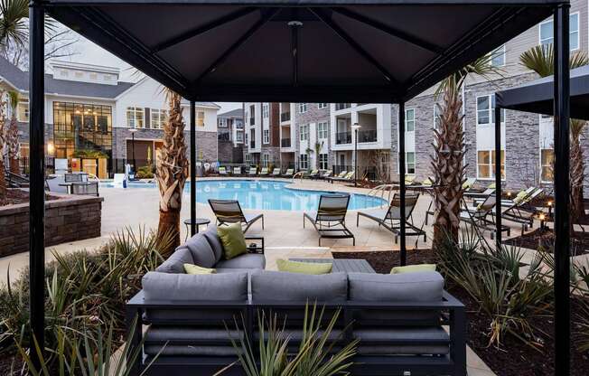 Resort Style Pool with Outdoor Seating