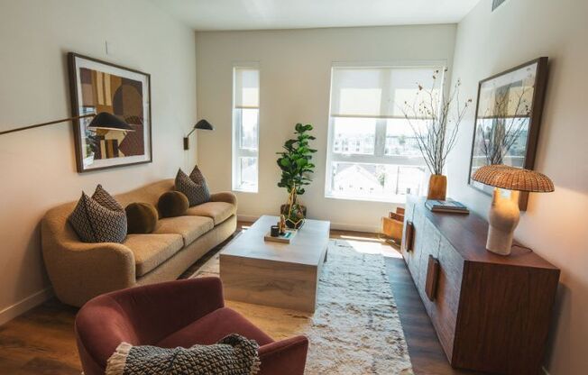 Modern Living Room at Fedora Bliss LLC, Woodland Hills, California