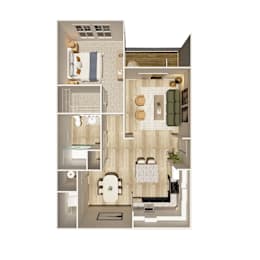 1 bed, 1 bath, 785 sqft, $1,350