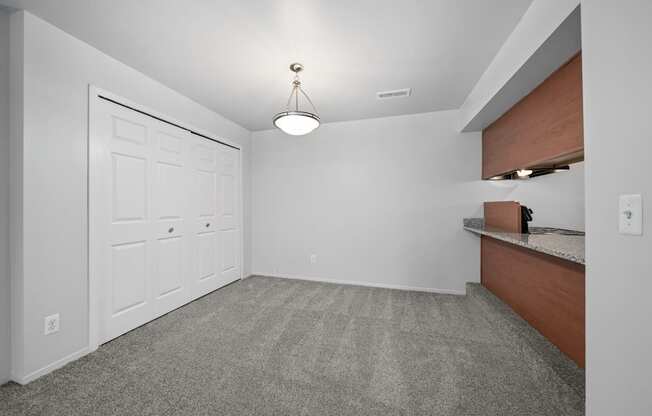 Cozy dining room space at Woodland Villa Apartments in Westland, MI.