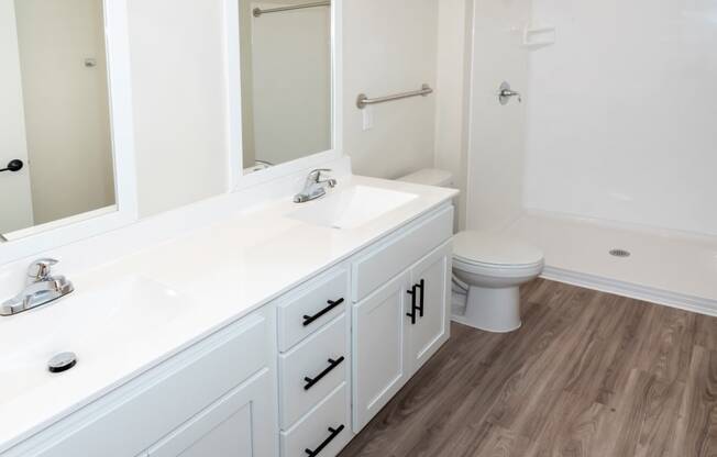 master bath with dual sinks  at Shady Oak Crossing, Minnesota, 55343