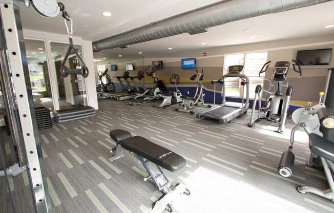 Fitness Center at Park 88 Apartments in Thornton, CO