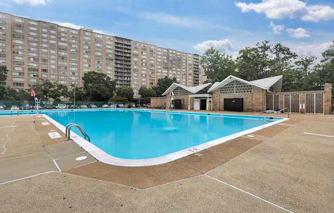 Swimming pool at The Graham at Southern Towers, Virginia, 22311
