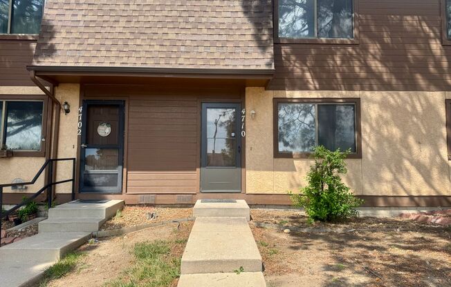 Two story 2 bedroom townhome centrally located!