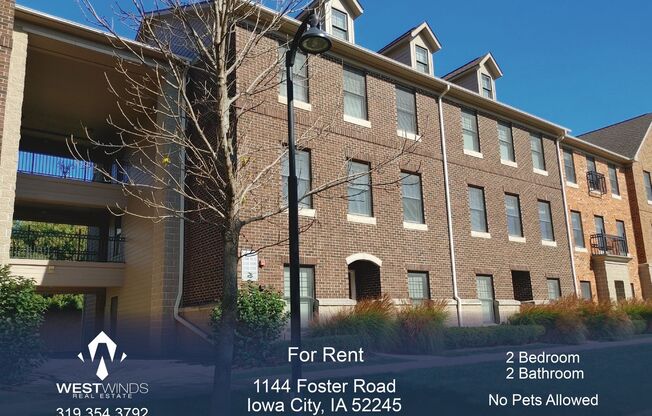 $1,550 | 2 Bedroom, 2 Bathroom Condo | No Pets | Available for a June 6th, 2026 Move In!