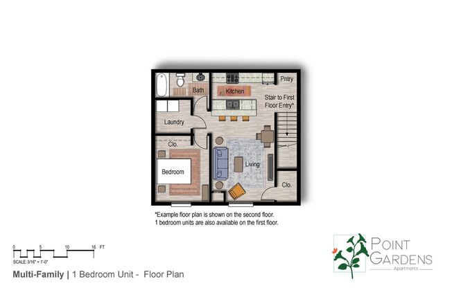 1 bed, 1 bath, 746 sqft, $1,350, Unit 111 Boneset Ave Apt 4