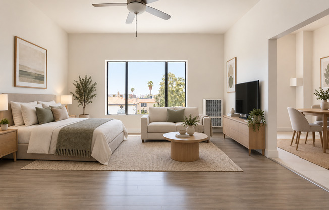 Studio, 1 bath, 500 sqft, $1,295, Unit 105