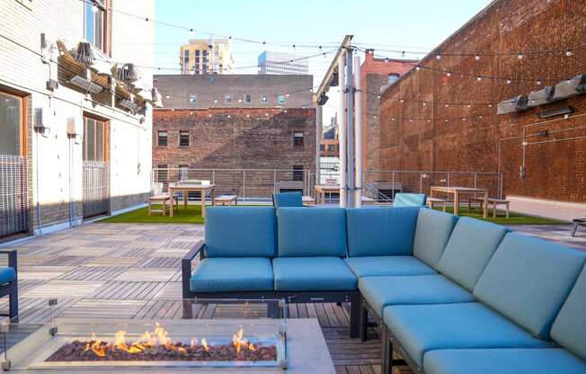 Firepit Patio at East 4th Street, Cleveland, 44115