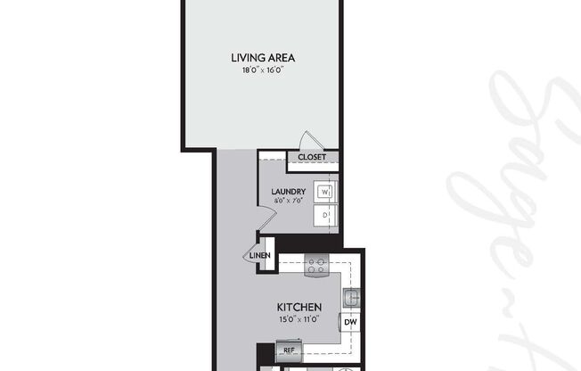 Studio, 1 bath, 654 sqft, $1,657, Unit 209J