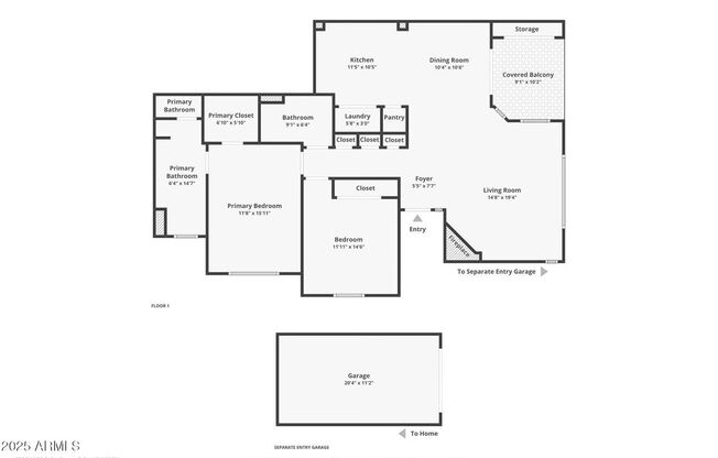 2 beds, 2 baths, 1,403 sqft, $2,000, Unit 2063