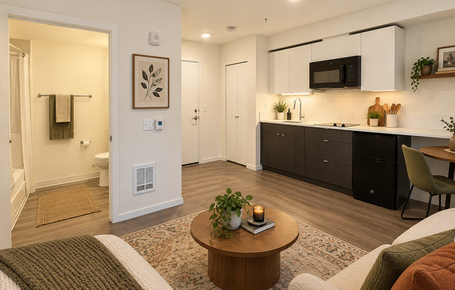 Studio, 1 bath, 305 sqft, $1,050, Unit 103 (MFTE)