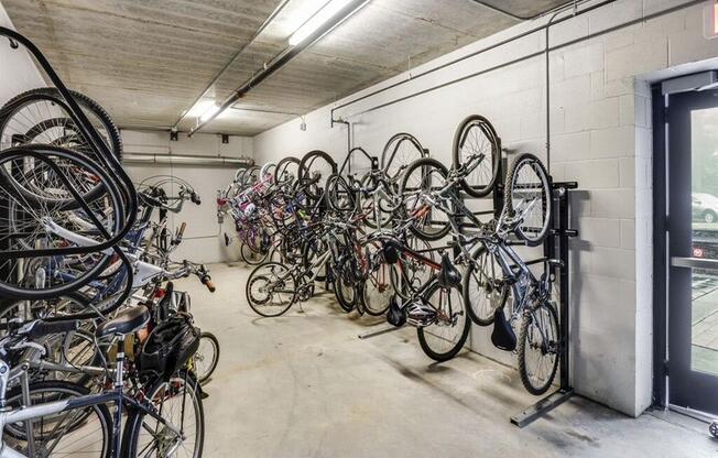 Bike Storage at Bluestone Flats, Minnesota