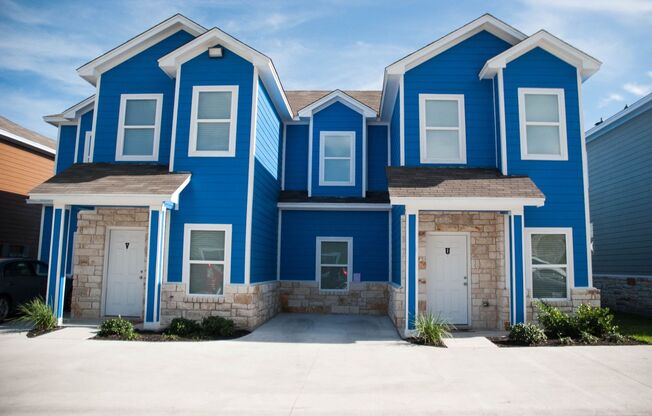 Colorful Modern 2- & 3-Bedroom Townhomes in the Baylor Bubble!