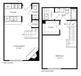 1 bed, 1 bath, 835 sqft, $1,441